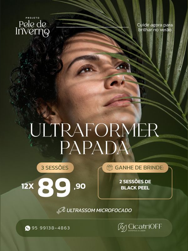 CicatriOFF — peça 10 de 17: social media para clínica de estética criada pelo H3D Studio