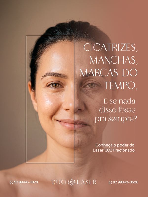 DuoLaser — peça 4 de 10: social media para clínica de depilação a laser criada pelo H3D Studio